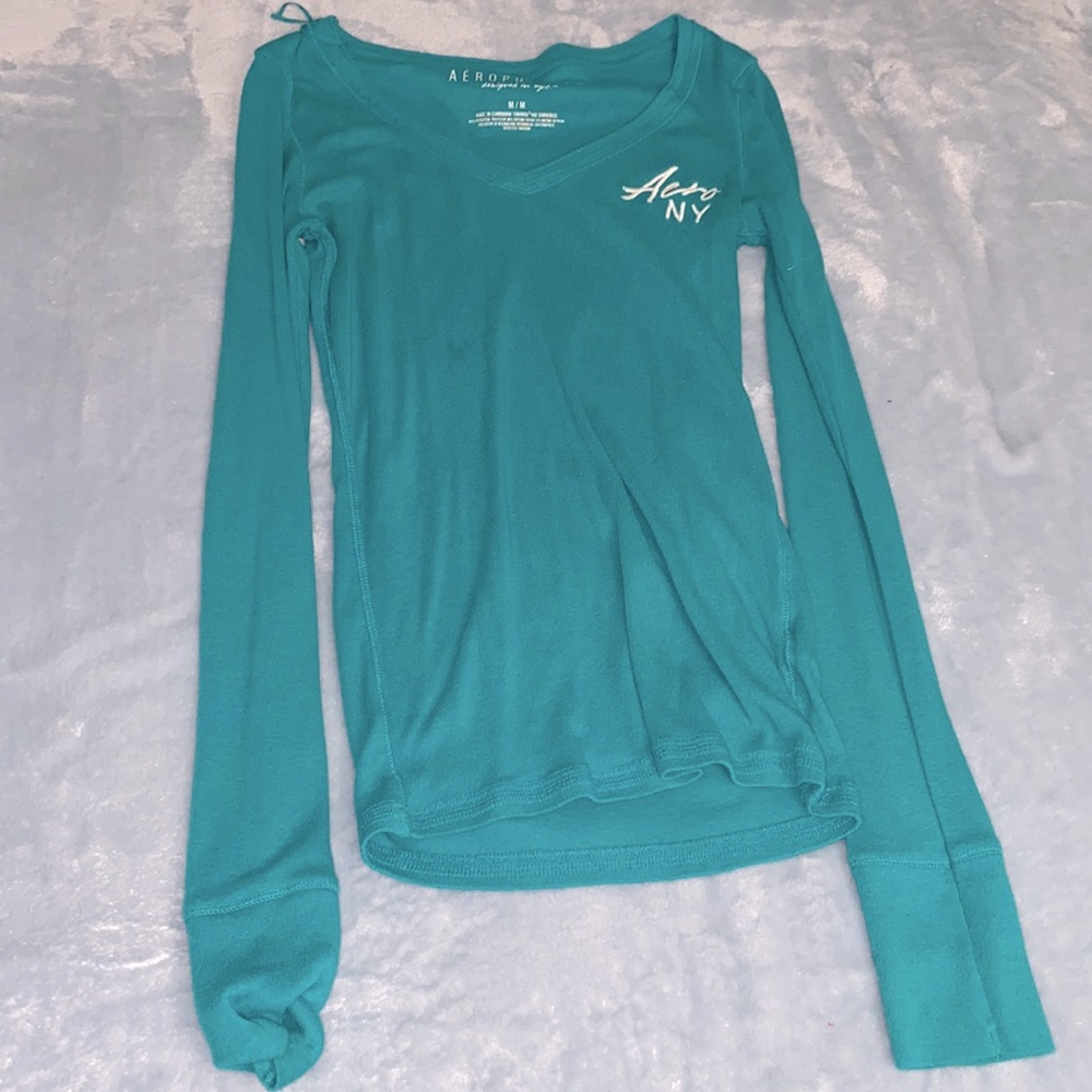 Blue Aeropostal long sleeve shirt
